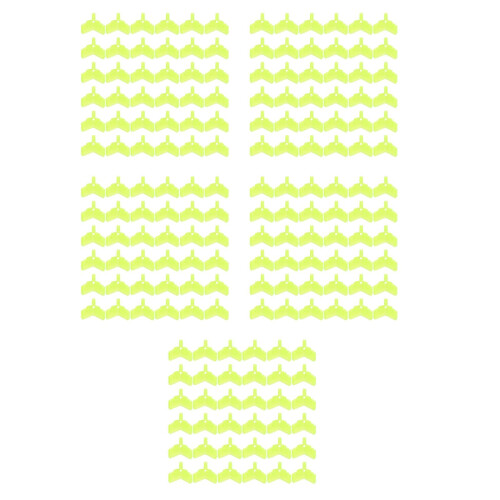 500Pcs Plastic Hook Bonnets for Fishing Light Green Safety Hook Guards