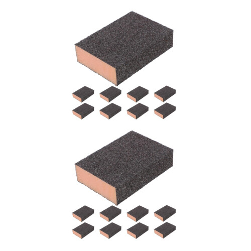 20Pcs Washable Sand Sponge Pads for Home Projects Small Sanders Kit