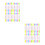 40Pièces Correcteur Vernis À Ongles Plastique Assorties 6