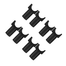 8Pcs Black Plastic Wheelchair Seat Rail Blocks Noise Reduction Durable