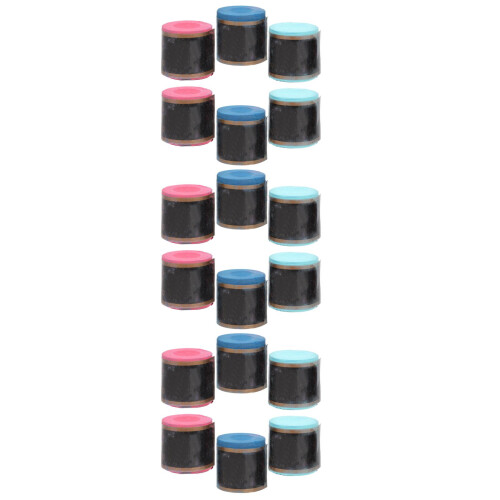 18Pcs Assorted Color Professional Pool Chalks for Precise Cue Grip
