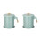 2Pcs Stainless Steel Oil Storage Can with Fine Mesh Strainer 1