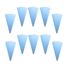 10 Pcs Cake Decorating Bag Cupcake Cream Icing Piping Blue