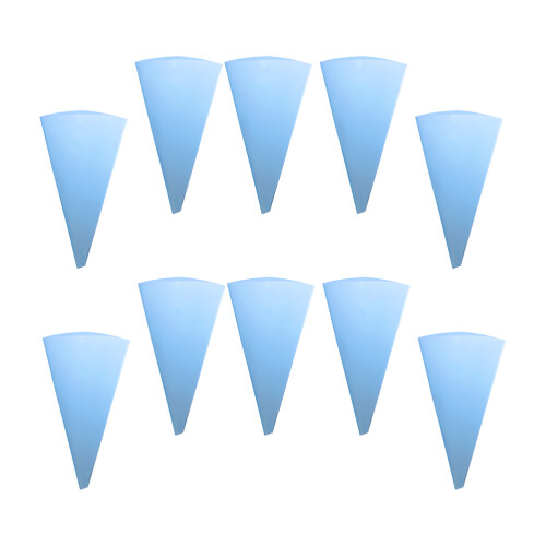 10 Pcs Cake Decorating Bag Cupcake Cream Icing Piping Blue