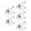 5Pcs White Mini Washer Machine Toy Metal Miniature for Practice 1