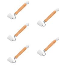 5Pcs Roller for Wallpapering with Sturdy Wood Handle Assorted Colors
