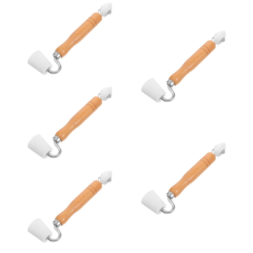 5Pcs Roller For Wallpapering With Sturdy Wood Handle Assorted Colors 3711824527518