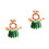 12Pièces Kit Costume Hawaïen Accessoires 8