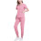 Black Scrubs Set for Women Solid Loose Fit with Ankle Cuff 1