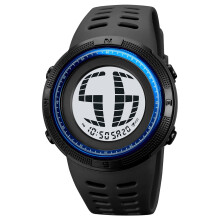 Orologio digitale multifunzione impermeabile fino a 50 metri con retroilluminazione ad alta luminosità, ideale per attività all'aperto, nuoto e uso