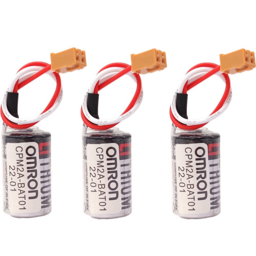 Αντικατάσταση μπαταρίας λιθίου ER3V3.6V για OMRON CPM2A-BAT01CPM2ABAT01CPM2A CQM1H με βύσμα