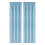 Cortinas térmicas blackout com bloqueio de calor, economia de energia e redução de ruído, azul claro 84x38 polegadas/lado, compatíveis com 1