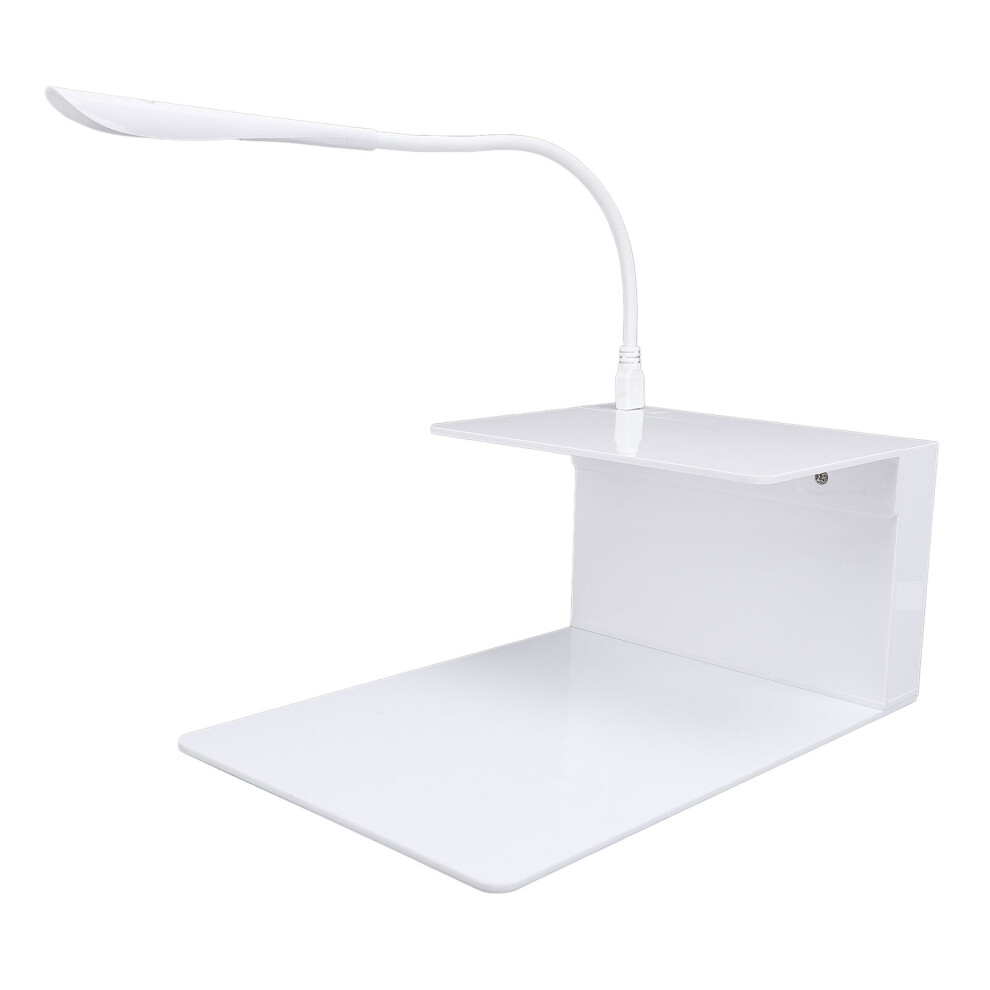 Eyelash Extension Pillow Shelf with LED Light, Acrylic, 3 Brightness Levels