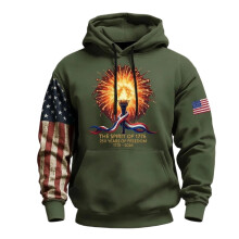 250. Jahrestag USA 1776–2026 Sweatshirt Herren Amerikanische Flagge Hoodie 250. Jahrestag Langarmhemden Modischer Pullover