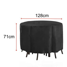 Nappe ronde d'extérieur avec cordon de serrage à 360