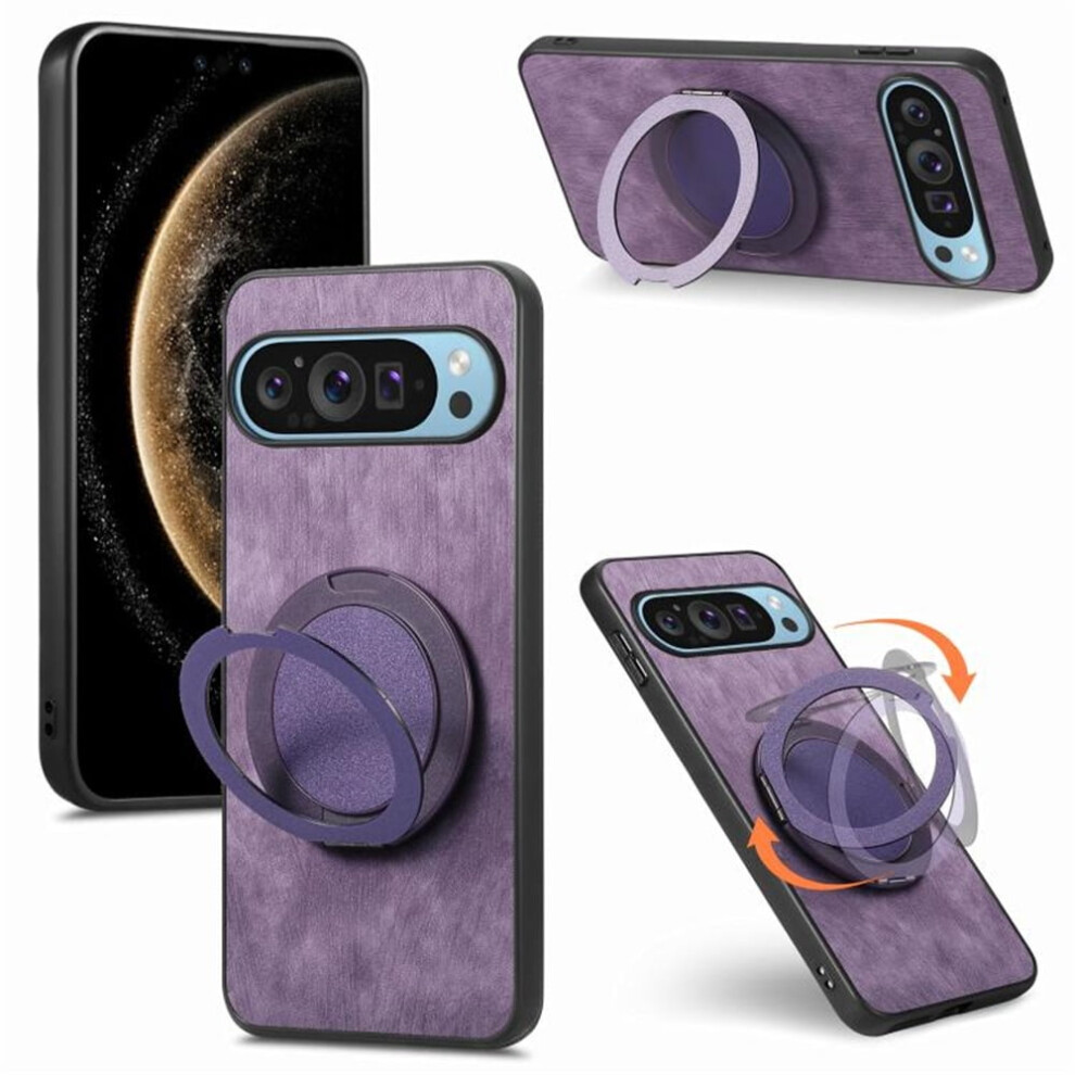 Google Pixel 9 Pro/10 Pro Xl Retro Leather Rotating Stand 937196997077