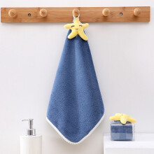 Thickened Hand Towel Hangable Kitchen Cloth Cartoons Cute Hand Towel For Children Thickened And Hangable Towel(E,Flock)