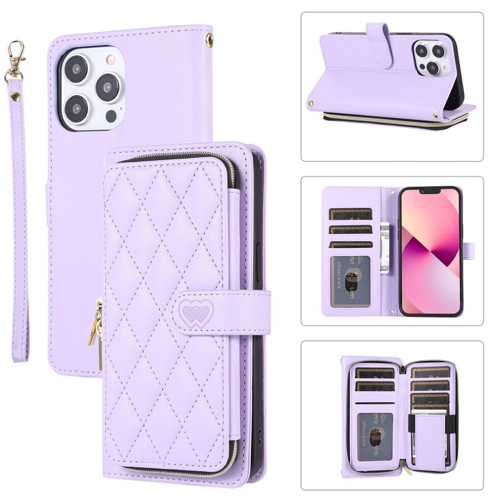 Leather Wallet Case With Strap For Iphone 12 Pro Max 6.7 937196998869