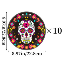 Mexicans Day Of The Dead Party Party Set Disposable