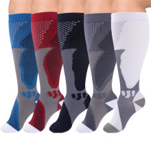 2XL 3XL 4XL Plus Size Compression Socks for Women & Men 15-20 mmhg Extra Wide Calf Knee High Support Socks for Circulation