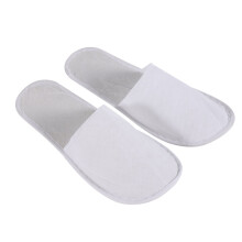 10/20 pares de pantuflas desechables para spa, hotel y huéspedes, con puntera cerrada, talla universal.