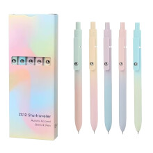 Meerkleurige rollerball gelpennen met rollerclip, soepel schrijven, navulbaar, veegvaste inkt – geschikt voor gebruik door studenten en op kantoor.