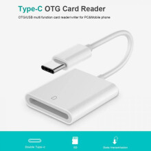 Adapter USB-C typu C do czytnika kart SD do smartfonów, laptopów, komputerów, bezpiecznych cyfrowych kart pamięci, bez potrzeby aplikacji