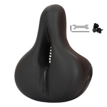 Bike Saddle Ergonomic Breathable Fabric Shock Absorbing