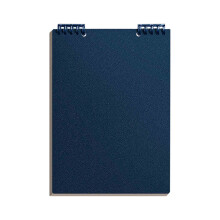 Steno Pads -muistikirja A5, 20,5 cm x 13,1 cm, spiraalimallinen yläreuna, viivoitettu, 120 sivua, kovakantinen – yhteensopiva toimistoon, kouluun