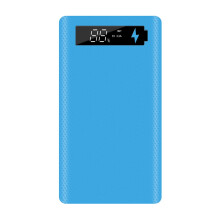 M6 Draagbare Micro USB Type-C Powerbankbehuizing DIY 18650 Batterijlader Box met LCD-scherm en LED-verlichting voor buitengebruik