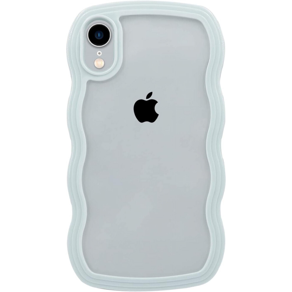 Tpu Phone Case For Iphone Xr 6.1 Inch Curly Wave Light/Blue 9122141644828
