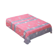 Drap-housse en polyester à imprimé floral 200 x 230 cm, lavable en machine, doux pour la peau, avec coins intégrés, pour lits Queen/King,