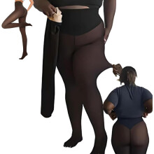 Uusi kompressiovyö ja yksi saumavaihtoehto, plus-kokoiset The Original Magic -fleecevuoratut leggingsit, läpikuultavat ja lämpimät naisille