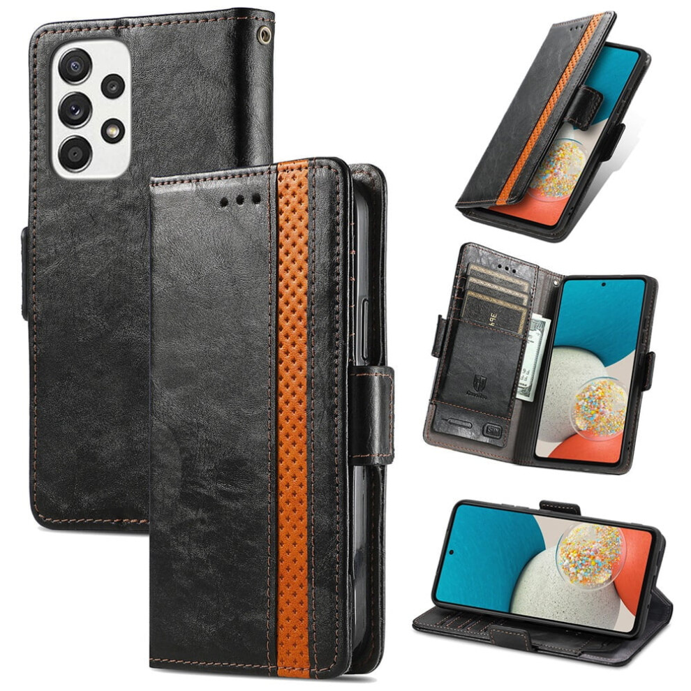 Samsung Galaxy A73 5G Leather Wallet Case With Rfid 9122141645887