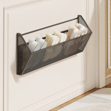 Non-Perforated Wall-Mounted Slipper Rack for Bathroom/Door – Adjustable Stainless Steel, Non-Slip & Rust-Proof, Holds Shoes, Towels & More