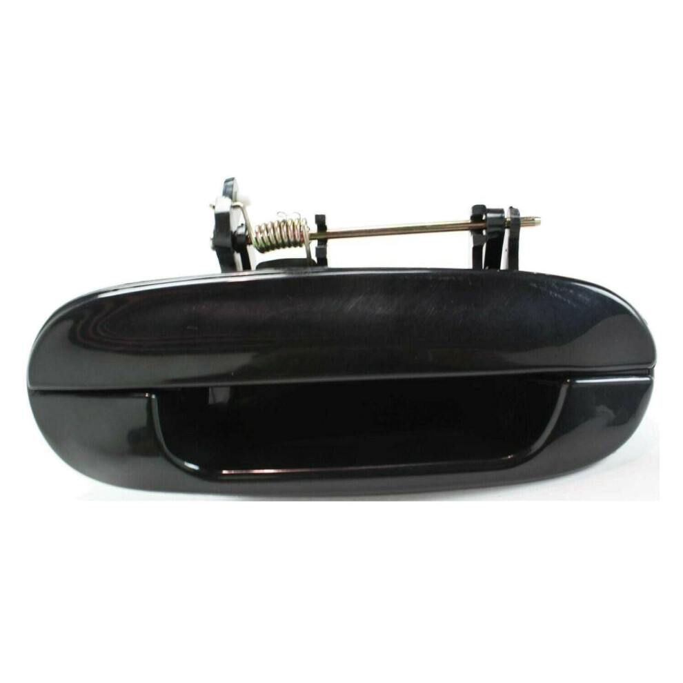Exterior Rear Right Car Door Handle, Smooth No Key Hole, Compatible With Bravada, Ascender, Envoy Xuv/Xl, Trailblazer Ext/Standard, Rainier Black 9327961730939