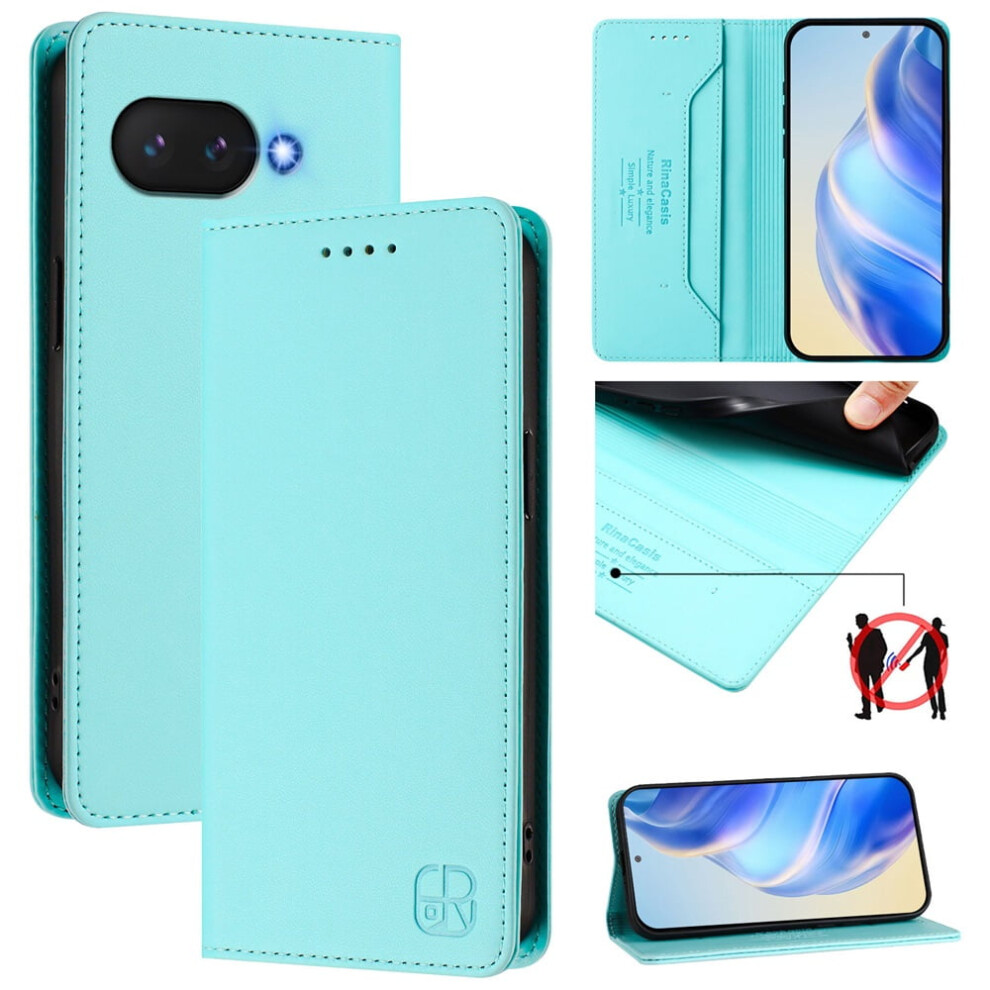 Wallet Case For Google Pixel 9A 6.3 Inch Rfid-Blocking Pu 913211559307