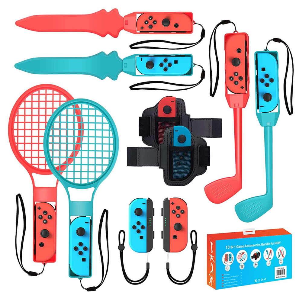 2024 Switch Sports Accessories Bundle Â 10-In-1 Family Kit Compatible With Nintendo Switch & Switch Oled 9353595641969