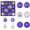 Christmas Ball Ornaments Set Gold White 44PCS 1