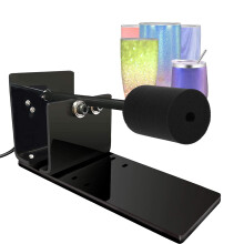 4pcs 4.7x3.5 Inch Black Foam Inserts for Cup Turner, Cylindrical Sponge Tumbler Holder for Craft Water Bottles Polyurethane