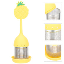 Adorable Tea Strainer For Loose Leaf Tea Creative Pineapple Design Fine Mesh Filter For Home Office