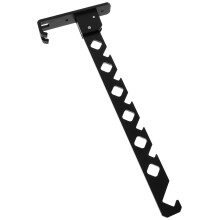 HEMOTON Foldable Clothing Drying Rack Metal Clothes Drying Stand Wall Mount Garment Drying Holder