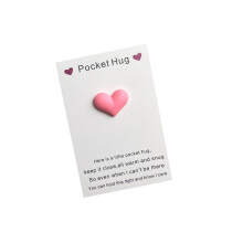 Heart-shaped Gift Crystal Heart-shaped Wholesale Jewelry With Card