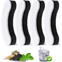 4-Pack Pet Water Fountain Filters for WF050 & WF100, BFLICROY Compatible, Triple-Filtration Replacement