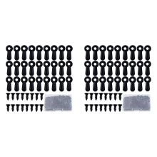 200/100 PCS Metal Picture Frame Turn Button Fasteners with Screws, Backing Clips for Craft & Hanging — Compatible with Standard Frames