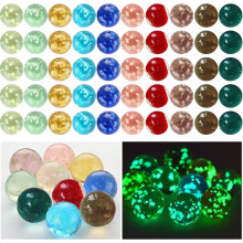 Marbles Glow,Bulk Glass Marbles,Handmade Doted Style Marbles,Marbles Shooters Games,for Chinese Checkers Marble Games Home Decoration (40Pcs)