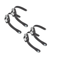 4Stk Rollschuh Ersatzriemen Aus PP, Verstellbar, Schwarz, Robust