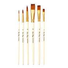6pcs Paint  Set Professional Nylon Brush Drawing Painting Art Supplies