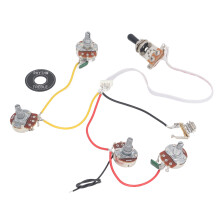 Low Noise Circuit Design, Electric Guitar Wiring Harness Pre Wired Circuit Kit3Way Switch Wiring Harness Guitar Potentiometer Kit Easy Solder