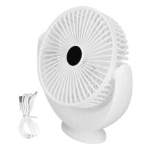 Clip-On Fan For Outdoor Use, Travel-Size Rechargeable Desk Fan With High-Quality Brushless Motor & 360-Degree Adjustment